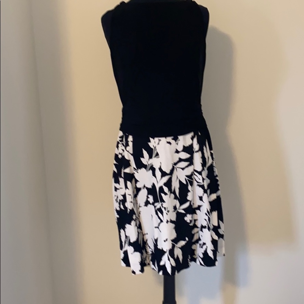 EUC Black & White Dress size 14